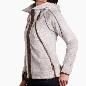 COPY - COPY - KUHL Hooded Flight Jacket, Medium, Soft/Cozy/Warm, Stone Color